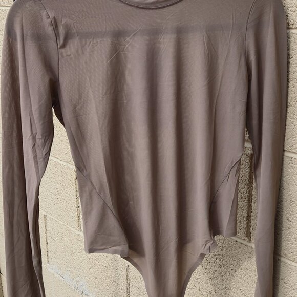 Lululemon Wundermost Nulu Mesh Long-Sleeve Crewneck Bodysuit - Picture 2 of 5